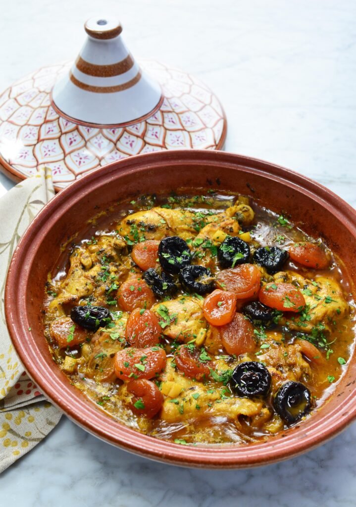 Chicken with apricot tajine recipe